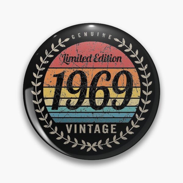 Item preview, 1969 Year Retro Vintage Style Birthday Anniversary Reunion Event Logo designed and sold by hobrath.