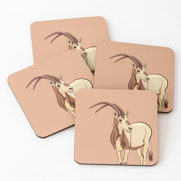 Item preview, The Desert Unicorn - Scimitar-Horned Oryx designed and sold by ak934.