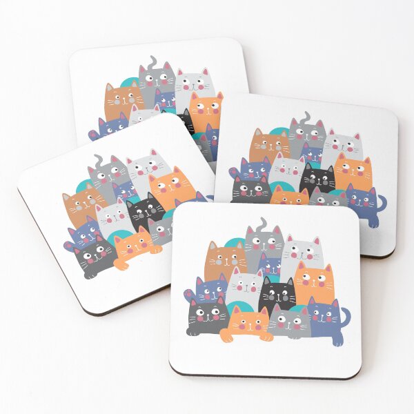 Item preview, Curious cats designed and sold by makart2.