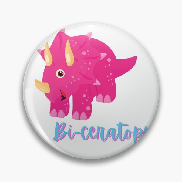 Artikelvorschau, LGBTQI+ Dinosaurier 'Pride o Saur' Grafik - Biceratops entworfen und verkauft von FandomINK.