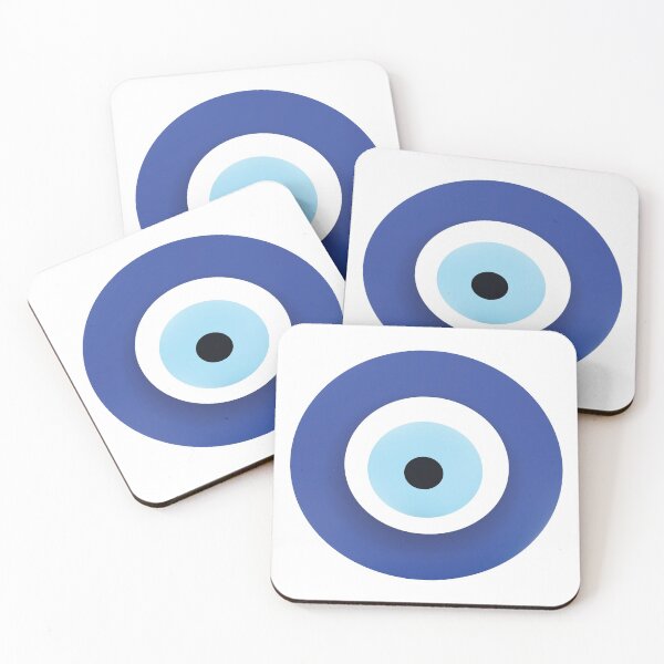 Item preview, Evil Eye Artístico Azul Griego designed and sold by GoodVibesWX9.