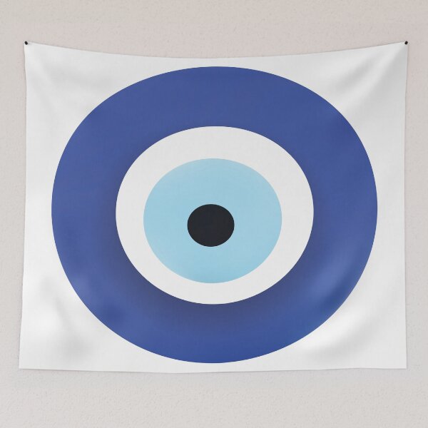 Artikelvorschau, Evil Eye Künstlerisch Blau Griechisch entworfen und verkauft von GoodVibesWX9.