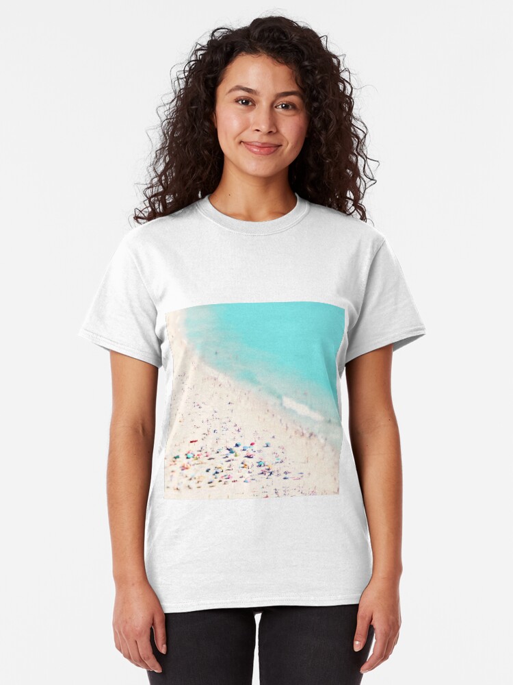 Alternate view of beach love square Classic T-Shirt