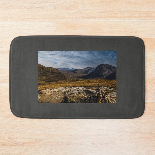 Item preview, Landscape Buachaille Etive Mhor Stob Mhic Mhartuin designed and sold by Stravaigin.
