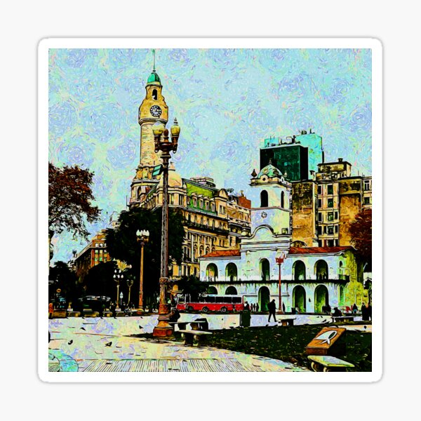 Vista previa del artículo con la obra «Buenos Aries», diseñado y vendido por 3840sq.