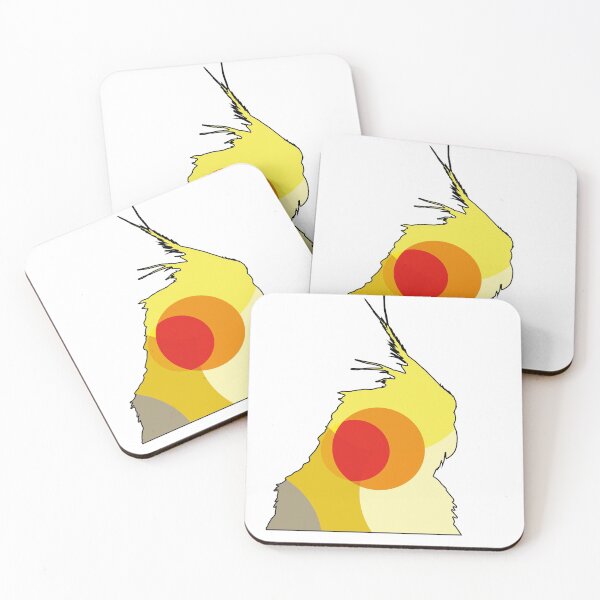 Item preview, Colourful Cockatiel Silhouette designed and sold by ipbdesign.
