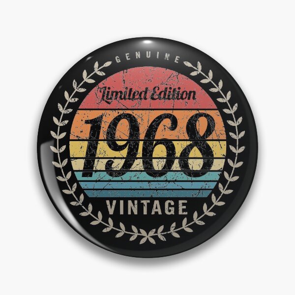 Item preview, 1968 Year Retro Vintage Style Birthday Anniversary Reunion Event Logo designed and sold by hobrath.