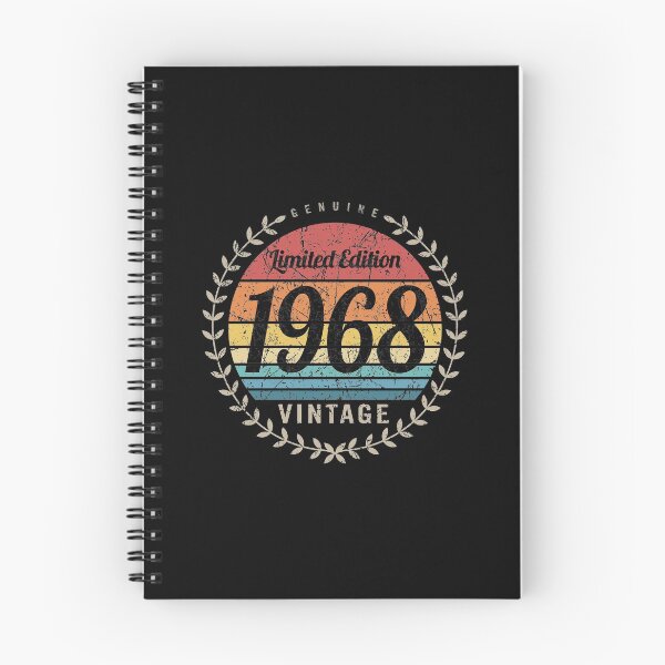 Item preview, 1968 Year Retro Vintage Style Birthday Anniversary Reunion Event Logo designed and sold by hobrath.
