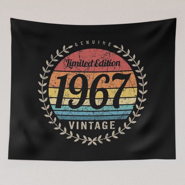 Item preview, 1967 Year Retro Vintage Style Birthday Anniversary Reunion Event Logo designed and sold by hobrath.