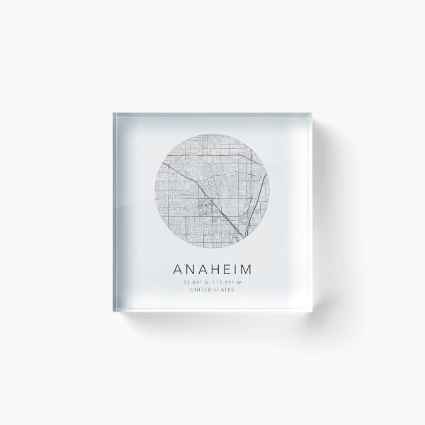 Item preview, Anaheim, USA Map - Minimalist designed and sold by Mapable.