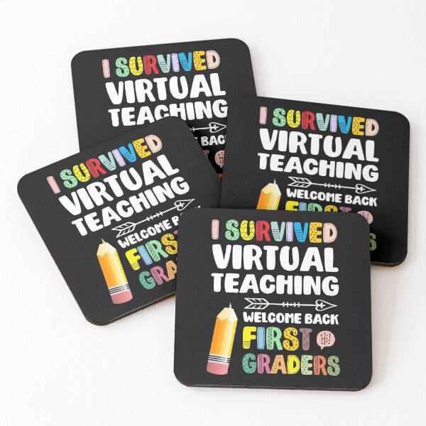 Item preview, I Survived Virtual Teaching - Welcome back to school 1st grade designed and sold by PlusAdore.