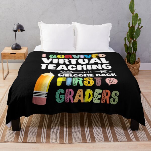 Item preview, I Survived Virtual Teaching - Welcome back to school 1st grade designed and sold by PlusAdore.