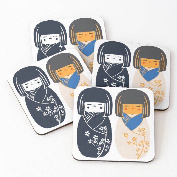 Item preview, Japanese Kokeshi Dolls designed and sold by sofiatheof.