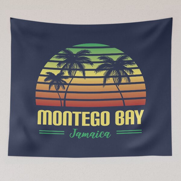 Item preview, Montego Bay Jamaica Rasta Tropical Summer Beach Design designed and sold by CynthiaGraphics.