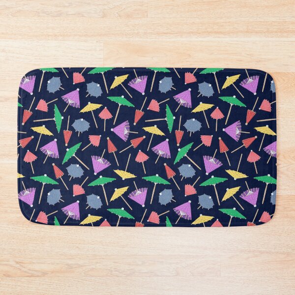 Item preview, Drink Umbrellas on Navy designed and sold by carabara.
