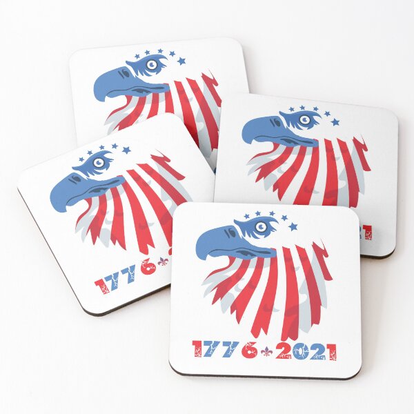 Item preview, independence day eagle quote designed and sold by DesignerFollow.