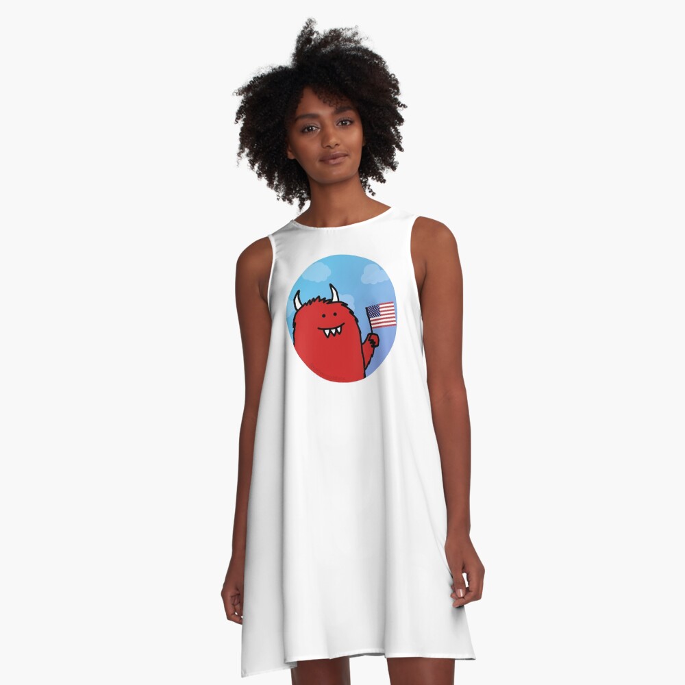 Item preview, A-Line Dress designed and sold by cartoongoddess.