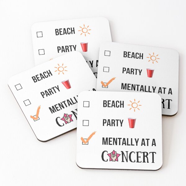 Item preview, Mentally At A Concert, Beach, Party  designed and sold by QlickDesign.