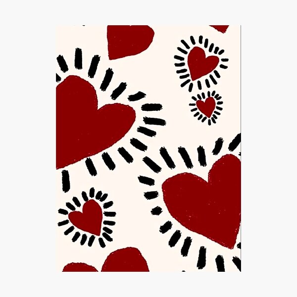 Item preview, red hearts designed and sold by shakiraa.