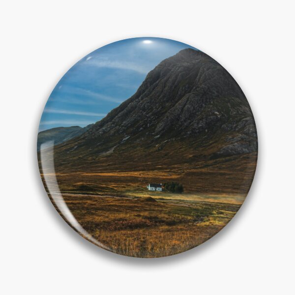 Item preview, Landscape Lonely highland cottage Glencoe designed and sold by Stravaigin.