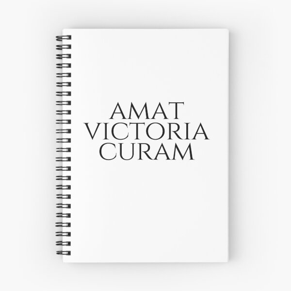 Item preview, Amat Victoria Curam Victory Loves Preparation Plain Black - Latin Phrases designed and sold by ElementJourney.