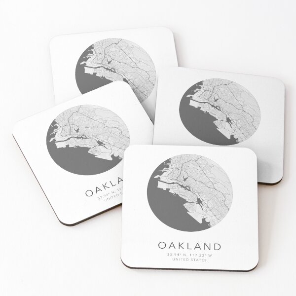 Item preview, Oakland, USA Map - Minimalist designed and sold by Mapable.