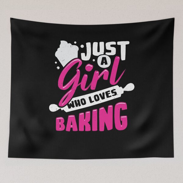 Item preview, Just A Girl Who Loves Baking designed and sold by Marcid95.
