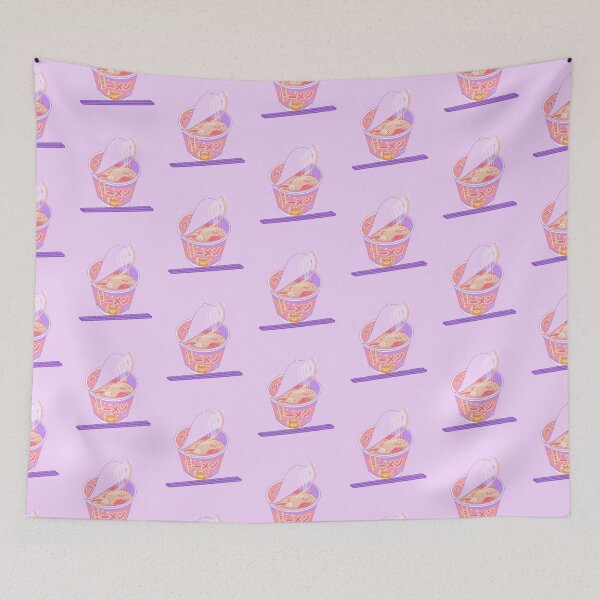 Item preview, kawaii Pink Instant Ramen designed and sold by soumayajp.