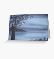 Tranquil Blue Greeting Card