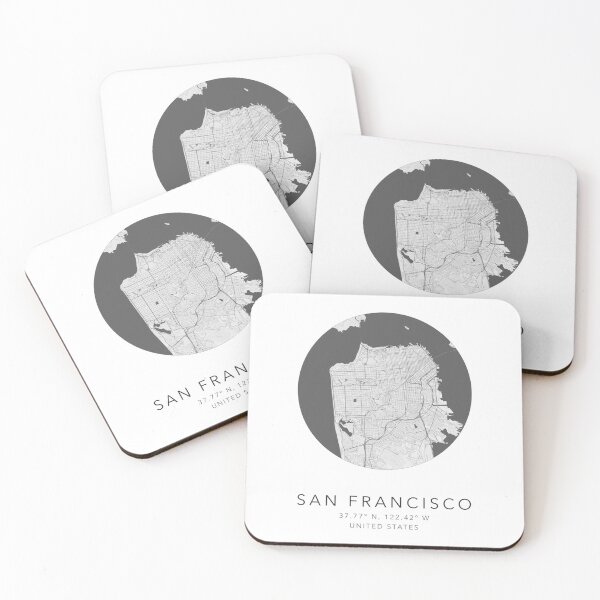 Item preview, San Francisco, USA Map - Minimalist designed and sold by Mapable.