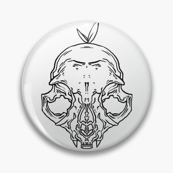 Item preview, Apple Kitty Skull (black) designed and sold by TheTrueJack.