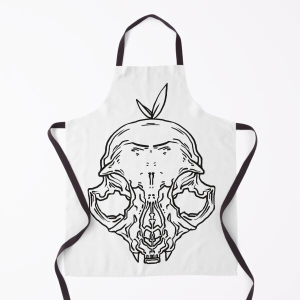 Item preview, Apple Kitty Skull (black) designed and sold by TheTrueJack.