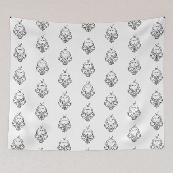 Item preview, Apple Kitty Skull (black) designed and sold by TheTrueJack.