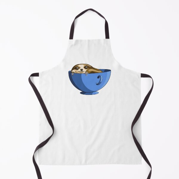 Item preview, Sloth in a blue mug designed and sold by PaintingsByKF.