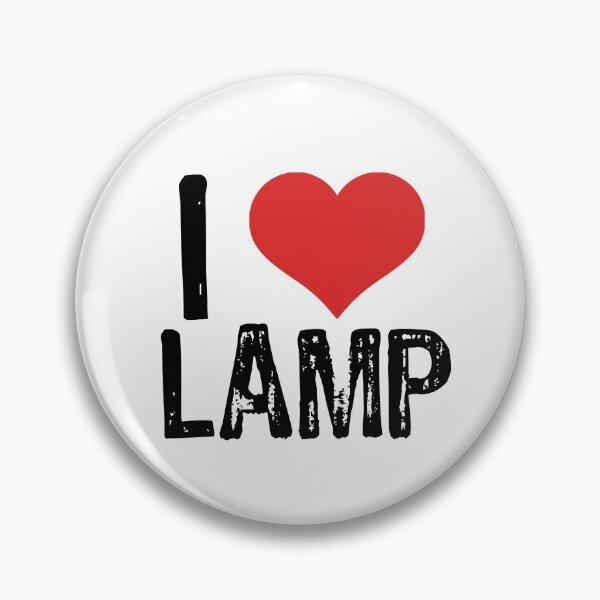 Item preview, I Love Lamp designed and sold by The "I Love Everything" Shop.
