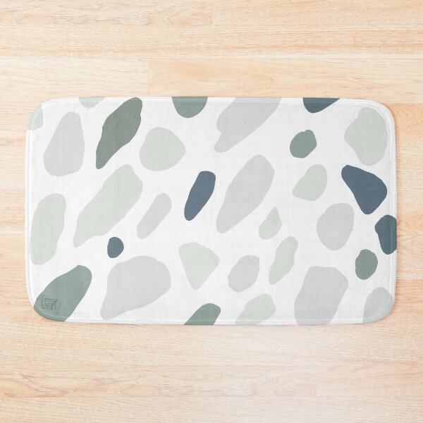 Item preview, Soft blue stone abstract shapes designed and sold by KennyLucky.