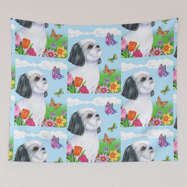 Item preview, Shihtzu Flower designed and sold by lehnhattien.