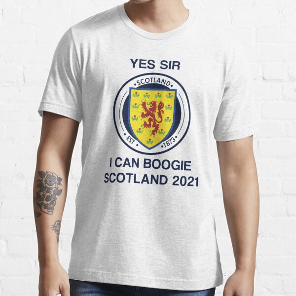 yes sir i can boogie scotland t shirt