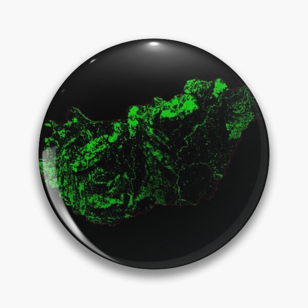 Item preview, Hungary Forest Cover Map with Black Background designed and sold by GrasshopperGeo.