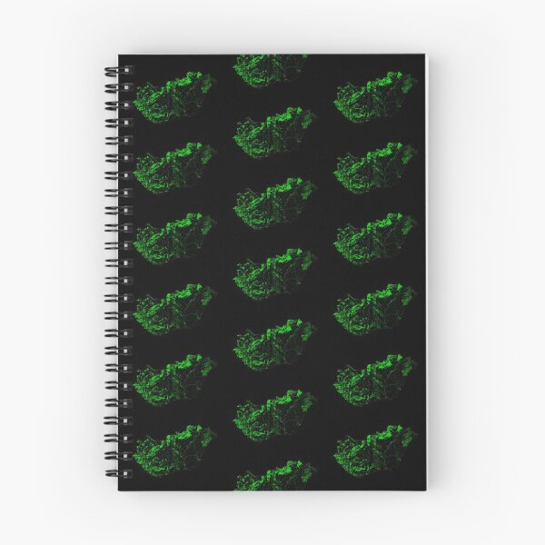 Item preview, Hungary Forest Cover Map with Black Background designed and sold by GrasshopperGeo.