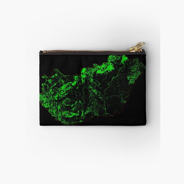 Item preview, Hungary Forest Cover Map with Black Background designed and sold by GrasshopperGeo.