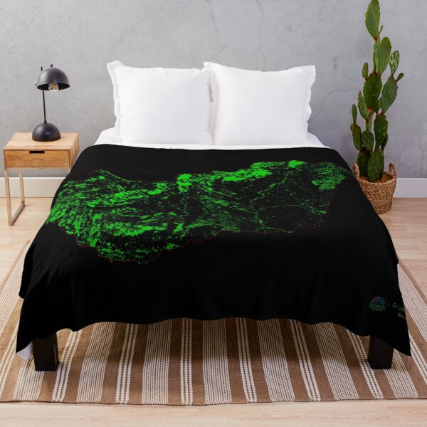 Item preview, Hungary Forest Cover Map with Black Background designed and sold by GrasshopperGeo.