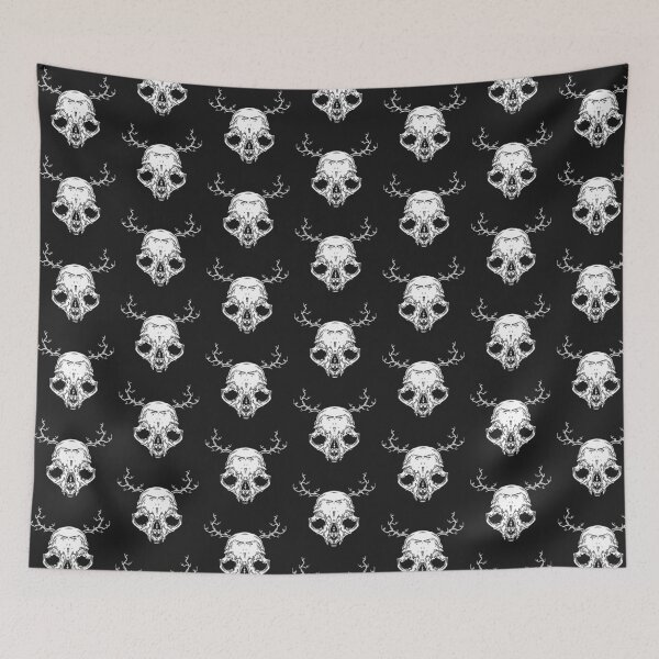 Item preview, Deer Kitty Skull (negative) designed and sold by TheTrueJack.