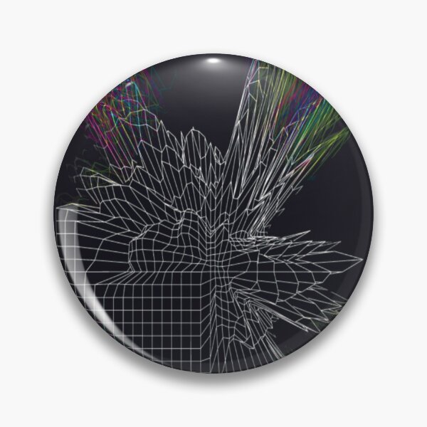 Item preview, Glitchy Wireframe Minimal Pattern Black designed and sold by Kacixart.