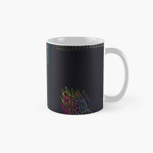 Item preview, Glitchy Wireframe Minimal Pattern Black designed and sold by Kacixart.