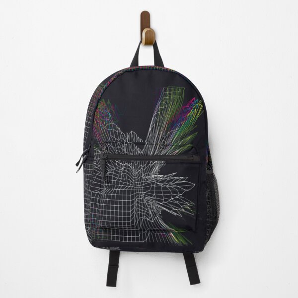Item preview, Glitchy Wireframe Minimal Pattern Black designed and sold by Kacixart.