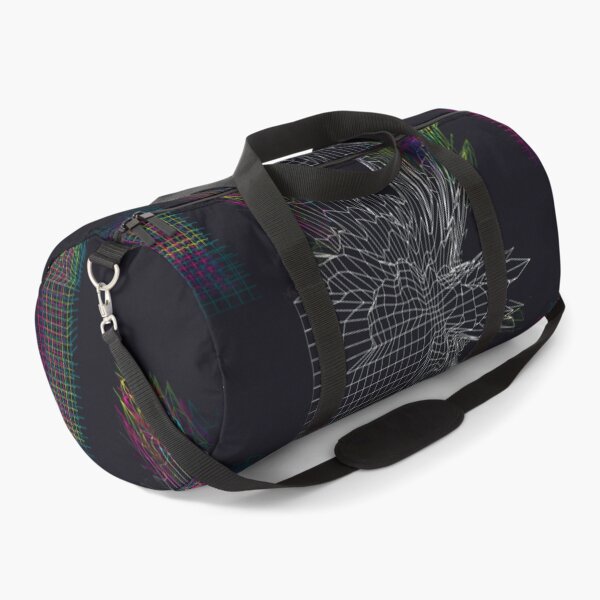 Item preview, Glitchy Wireframe Minimal Pattern Black designed and sold by Kacixart.