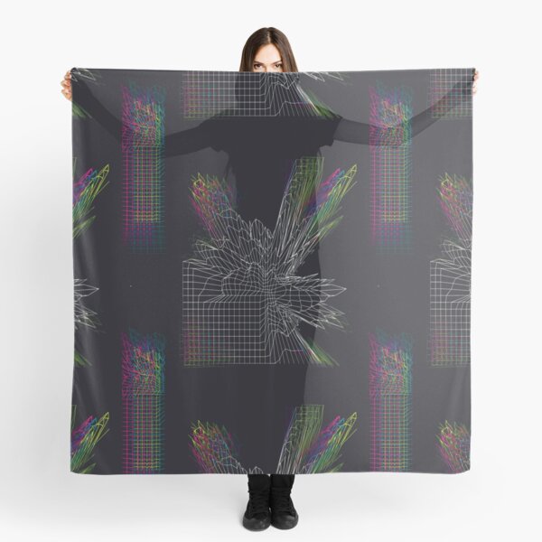 Aperçu de l'œuvre Glitchy Wireframe Motif Minimal Noir créée et vendue par Kacixart.