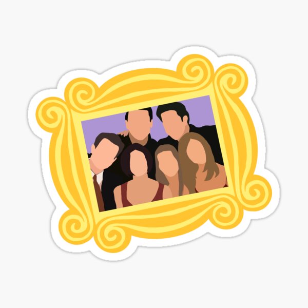 Download Friends Frame Stickers Redbubble