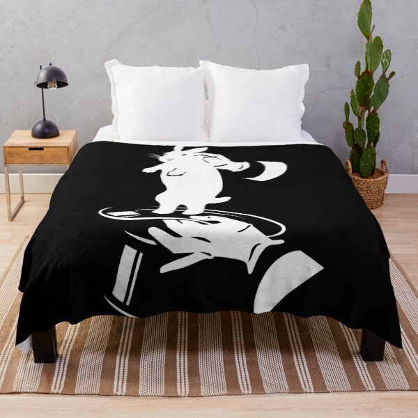 Item preview, classic magic trick pulling a white rabbit out of a top hat wearing white gloves designed and sold by mirrorimages.